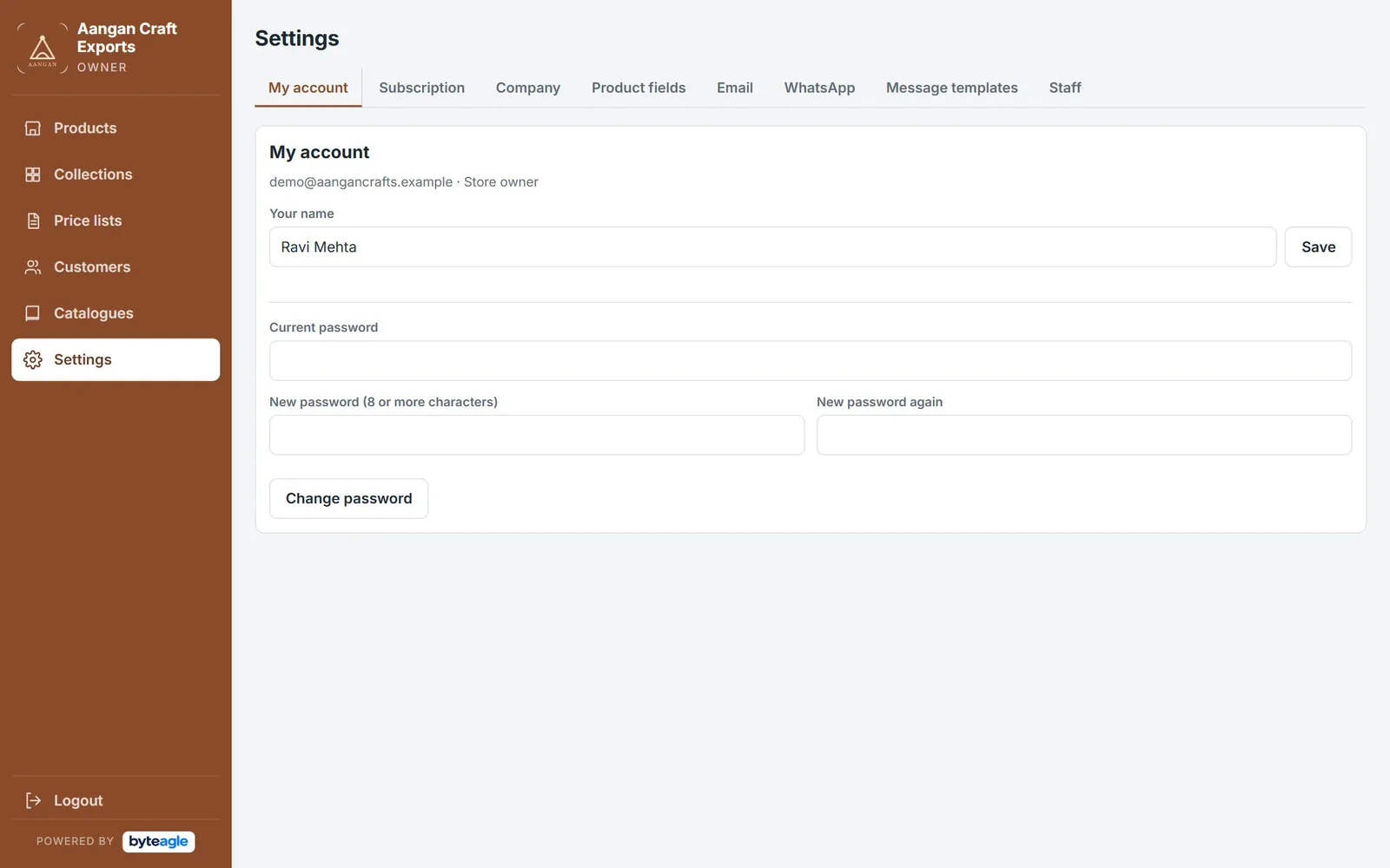Fair Software your brand, your team screen